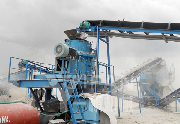 Sand and gravel production line 